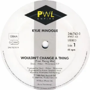 Kylie Minogue - Wouldnt Change A Thing / Your Thang Mix