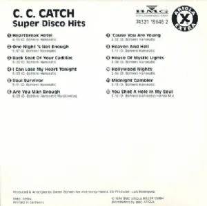 CD C.C. Catch - Super Disco Hits