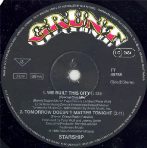 Starship - Nothings Gonna Stop Us Now / We Built This City - Special Club Mix