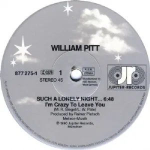 William Pitt - Such A Lonely Night / Special Mix