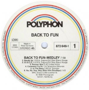 Back To Fun - Back To Fun Medley