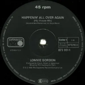 Lonnie Gordon - Happenin All Over Again
