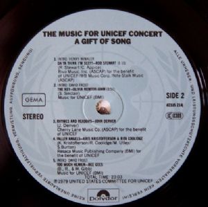 Various - The Music For UNICEF Concert / A Gift Of Song