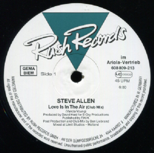 Steve Allen - Love Is In The Air / Club Mix