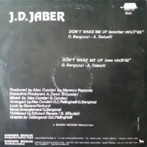 J.D. Jaber - Dont Wake Me Up