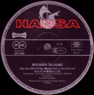 Modern Talking - You Can Win If You Want / Special Dance Version