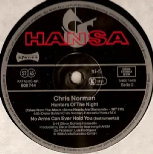 Chris Norman - Hunters Of The Night / No Arms Can Ever Hold You