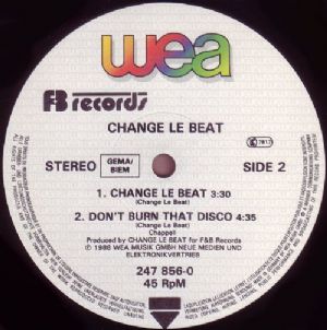 Change Le Beat - Disco Stomp / Red Hot Club Mix 88