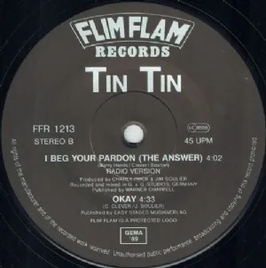 Tin Tin - I Beg Your Pardon / Kon Kan cover