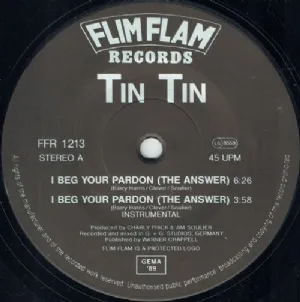 Tin Tin - I Beg Your Pardon / Kon Kan cover