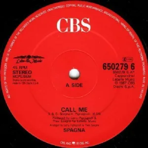 Ivana Spagna - Call Me / Importado
