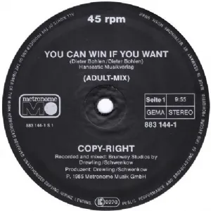 Copy-Right - You Can Win If You Want / Modern Talking Cover