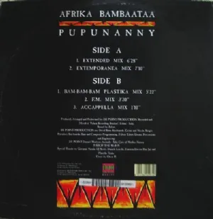 Afrika Bambaataa - Pupunanny