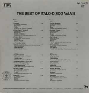 Various - The Best Of Italo-Disco Vol. 8 / LP Duplo
