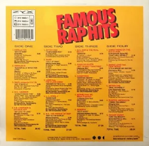 Various - Famous Rap Hits / LP Duplo