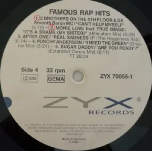 Various - Famous Rap Hits / LP Duplo