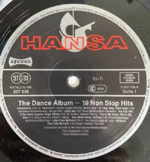 Various - The Dance Album / 16 Non Stop Hits Mixed
