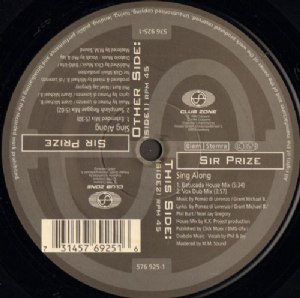 Sir Prize - Sing Along