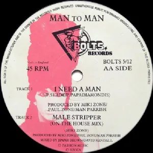 Man 2 Man - Energy Is Eurobeat / I Need A Man / Male Stripper - On The House Mix