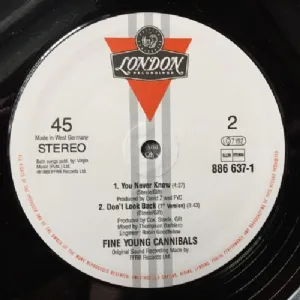 Fine Young Cannibals - Dont Look Back / Twelve Inch Mix