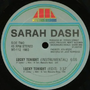 Sarah Dash - Lucky Tonight