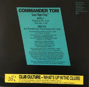 Commander Tom - Last Night Rap