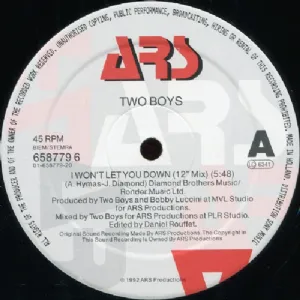 Two Boys - I Wont Let You Down / 12 Mix