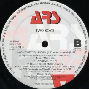 Two Boys - I Wont Let You Down / 12 Mix
