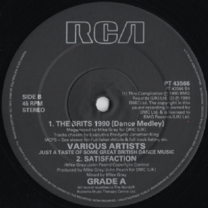 Various - The Brits 1990 Dance Medley