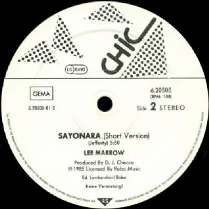 Lee Marrow - Sayonara / Dont Stop...