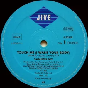 Samantha Fox - Touch Me / I Want Your Body