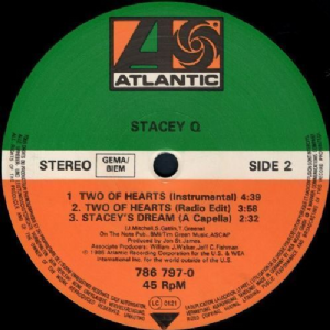 Stacey Q - Two Of Hearts / European Mix
