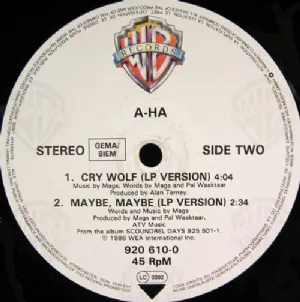 a-ha - Cry Wolf / Extended Version