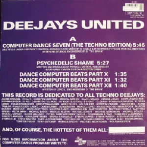 Deejays United - Computer Dance Seven