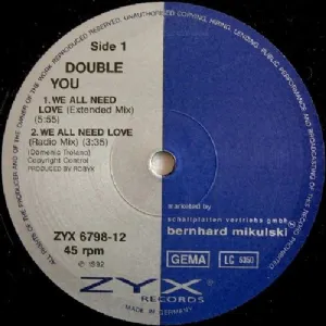 Double You - We All Need Love