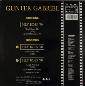 Gunter Gabriel - Hey Boss 90