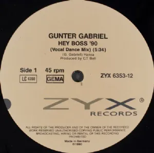 Gunter Gabriel - Hey Boss 90