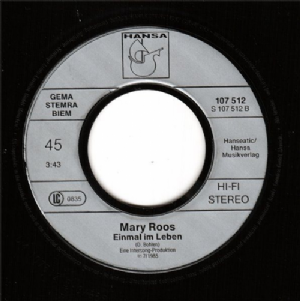 Mary Roos - Keine Tr�ne Tut Mir Leid / Cover C.C. CATCH e Modern Talking