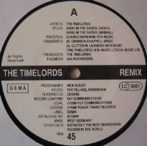 The Timelords - Doctorin The Tardis / The Gary Glitter Remix