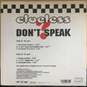 Clueless - Dont Speak