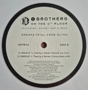 2 Brothers On The 4th Floor Featuring Des'Ray And D-Rock - Dreams / Will Come Alive