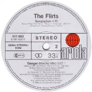 The Flirts - Danger / Macho Mix - Dancin Madly Backwards / Remix
