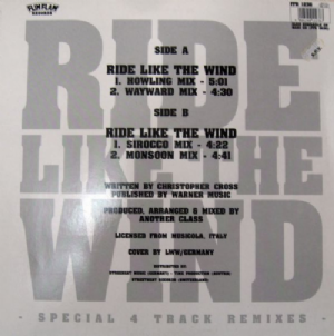 Another Class - Ride Like The Wind / Special 4 Track Remixes