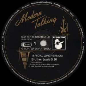 Modern Talking - Brother Louie / Special Long Version