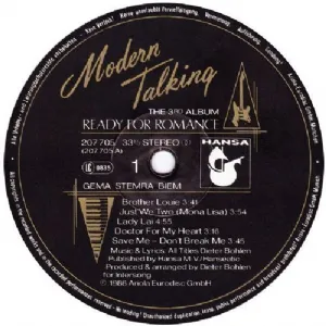 Modern Talking - Ready For Romance / The 3rd Album