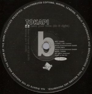 Tokapi - Take Your Time / Do It Right - Duplo 12''