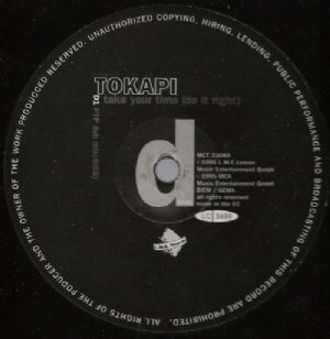 Tokapi - Take Your Time / Do It Right - Duplo 12''