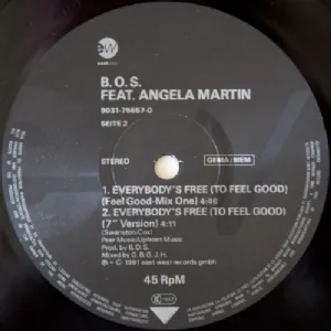 B.O.S. - Everybodys Free / To Feel Good