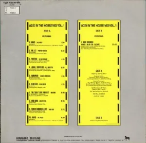 Various - Acid In The House Mix Vol. 1