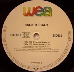 Back To Back - Say Yes